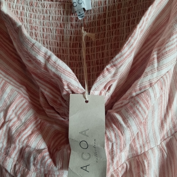 ACOA Collection strapless stripe flare leg jumper - Picture 5 of 8